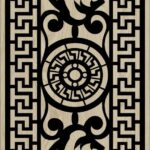 Decorative Slotted Panel 205 Pattern PDF File