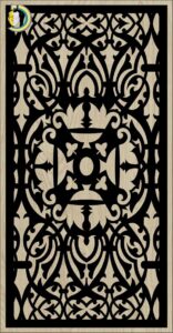 Decorative Slotted Panel 209 Pattern PDF File