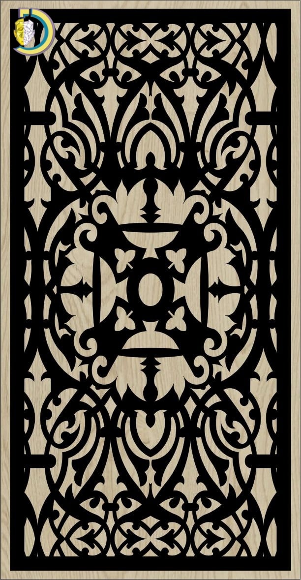 Decorative Slotted Panel 209 Pattern PDF File