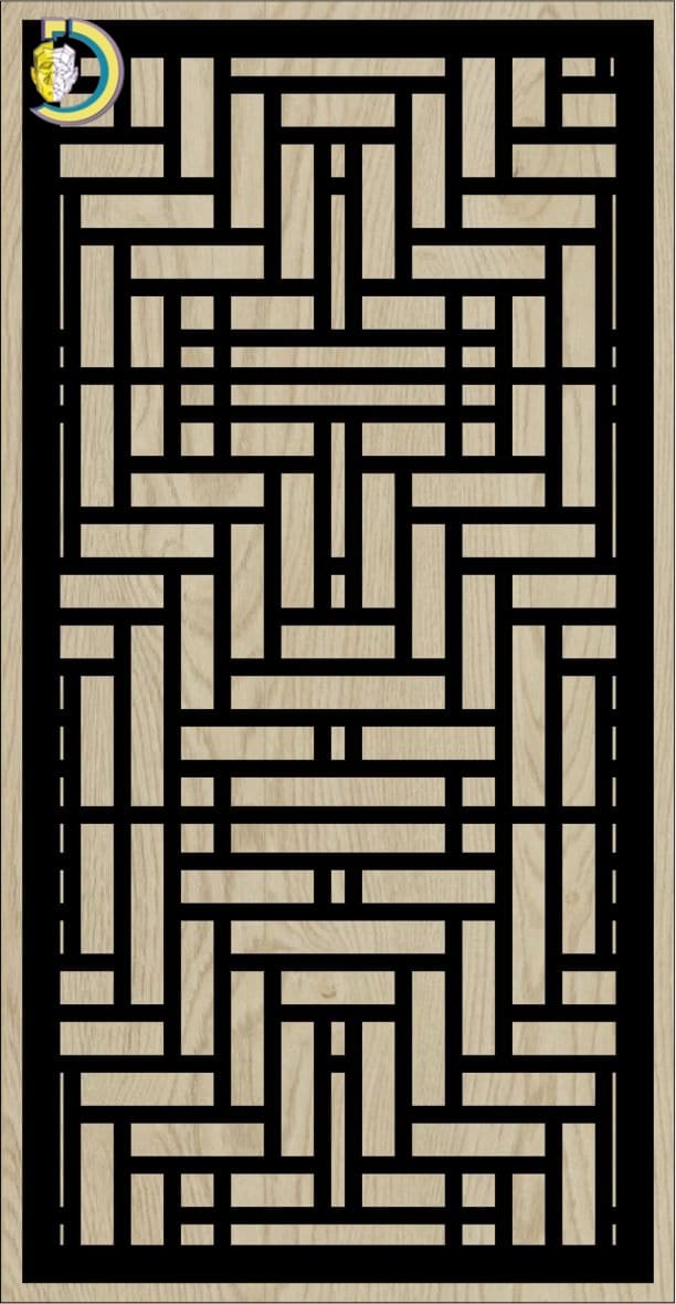 Decorative Slotted Panel 214 Pattern PDF File