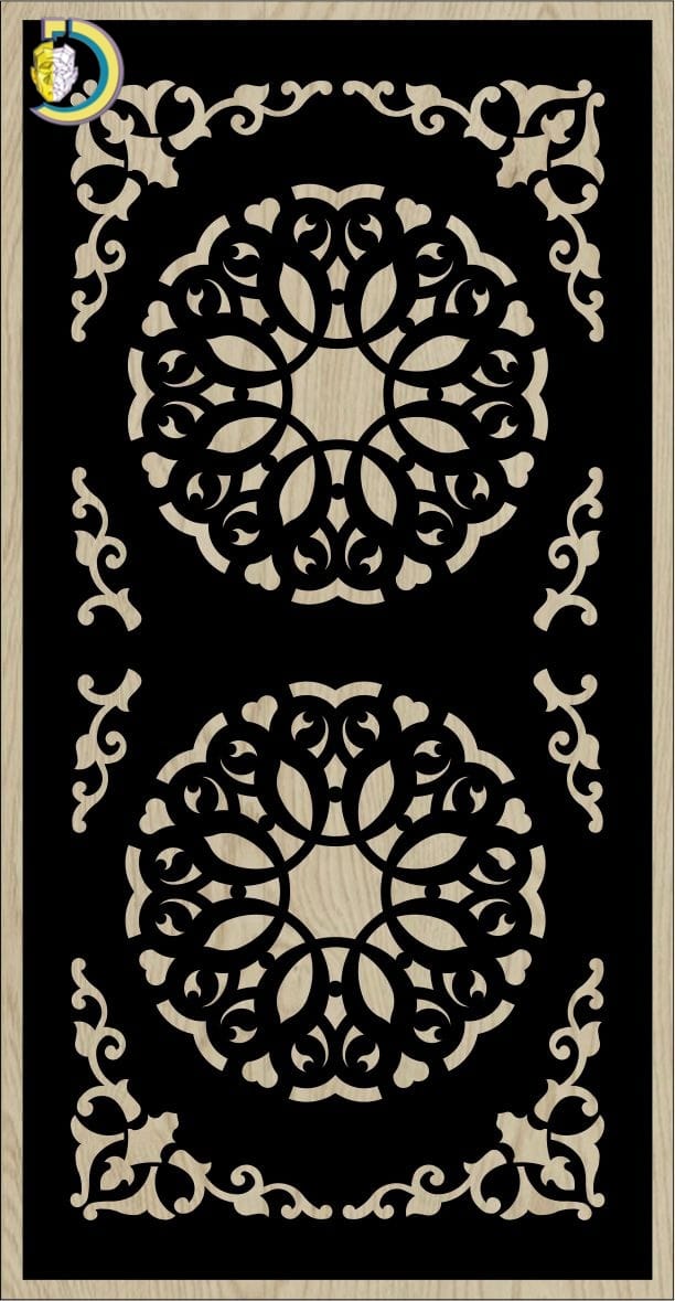 Decorative Slotted Panel 217 Pattern PDF File