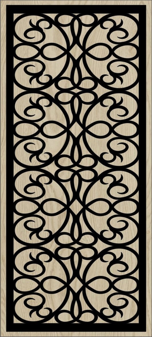 Decorative Slotted Panel 22 Pattern PDF File