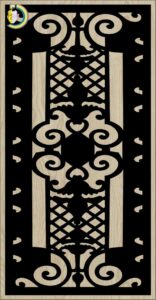 Decorative Slotted Panel 220 Pattern PDF File