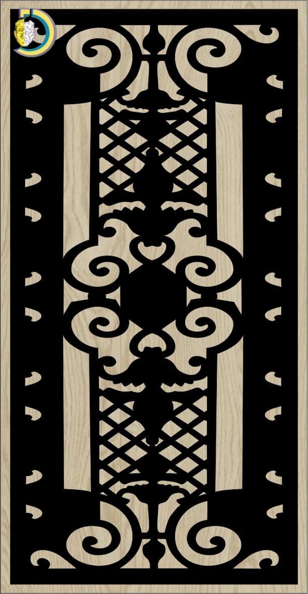 Decorative Slotted Panel 220 Pattern PDF File