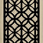 Decorative Slotted Panel 232 Pattern PDF File