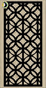 Decorative Slotted Panel 232 Pattern PDF File