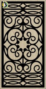 Decorative Slotted Panel 238 Pattern PDF File