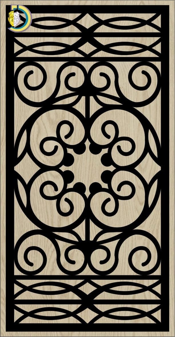 Decorative Slotted Panel 238 Pattern PDF File