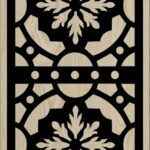 Decorative Slotted Panel 25 Pattern PDF File