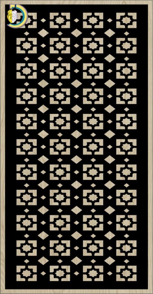 Decorative Slotted Panel 253 Pattern PDF File
