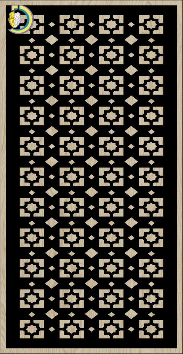 Decorative Slotted Panel 253 Pattern PDF File