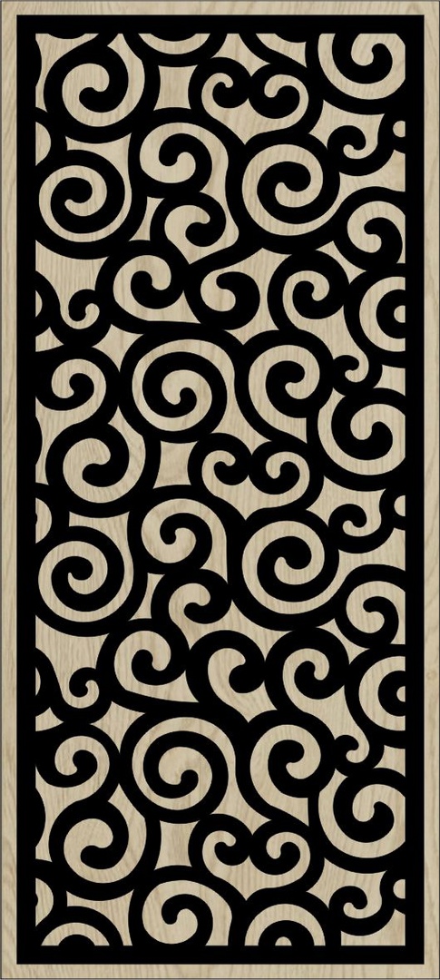 Decorative Slotted Panel 26 Pattern PDF File