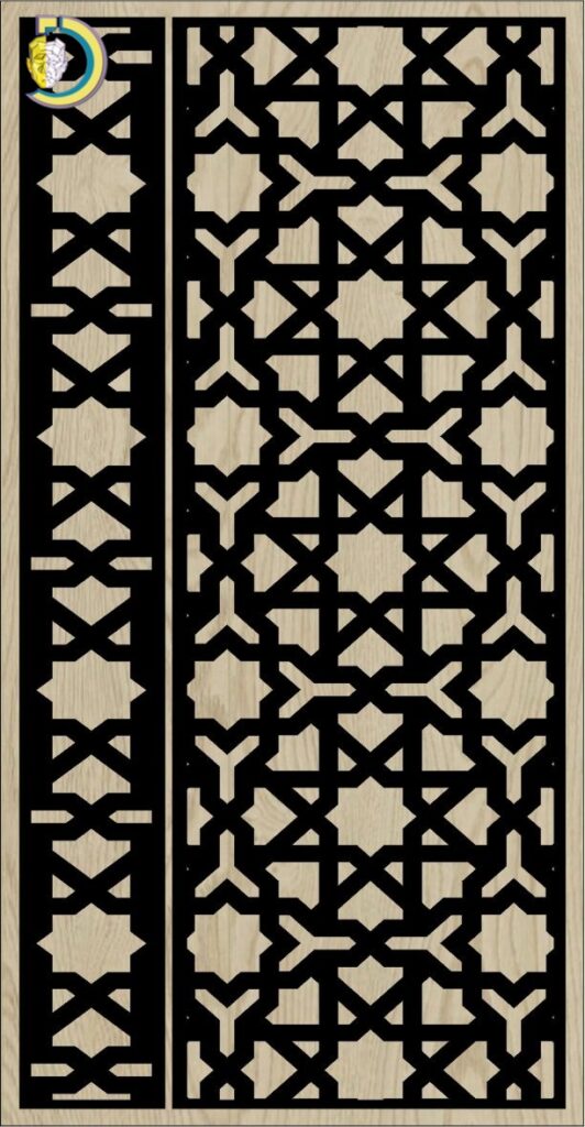 Decorative Slotted Panel 262 Pattern PDF File