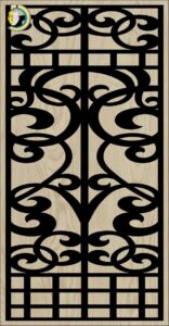 Decorative Slotted Panel 268 Pattern PDF File