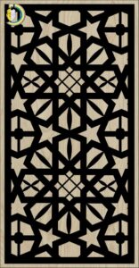 Decorative Slotted Panel 270 Pattern PDF File