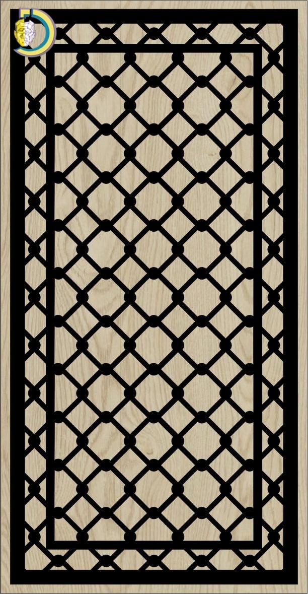 Decorative Slotted Panel 271 Pattern PDF File