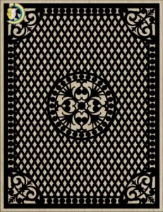 Decorative Slotted Panel 274 Pattern PDF File