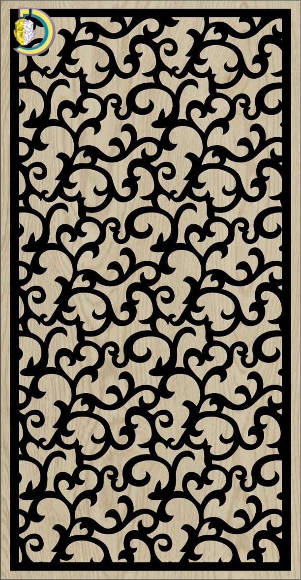 Decorative Slotted Panel 292 Pattern PDF File