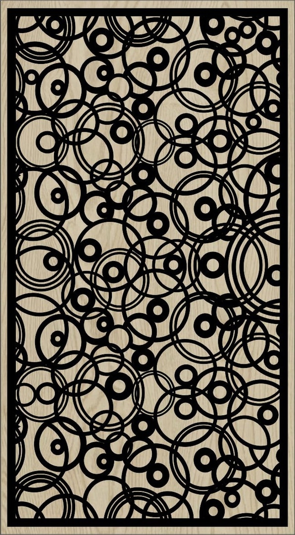 Decorative Slotted Panel 30 Pattern PDF File