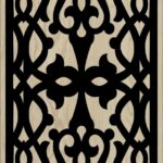 Decorative Slotted Panel 305 Pattern PDF File