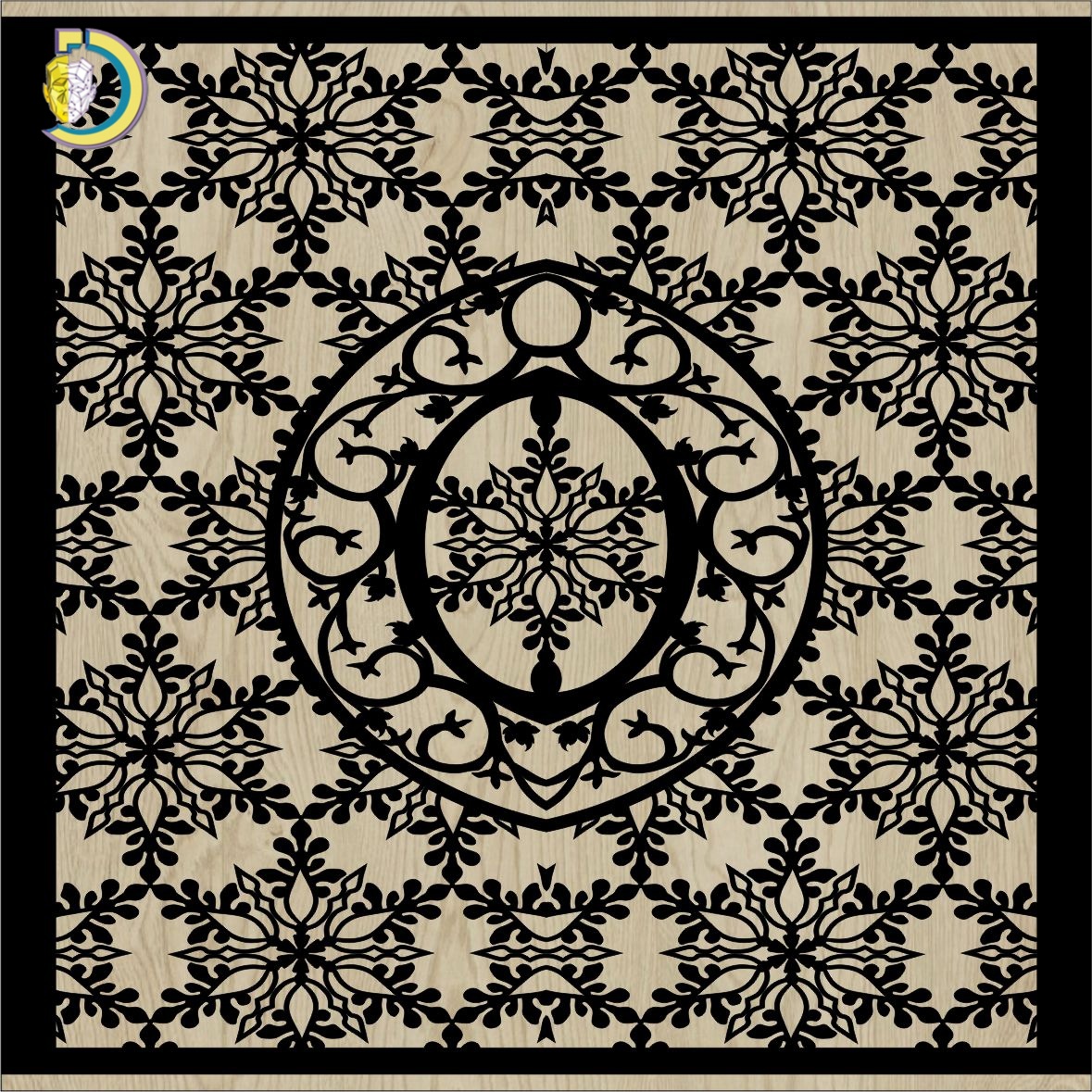 Decorative Slotted Panel 320 Pattern PDF File