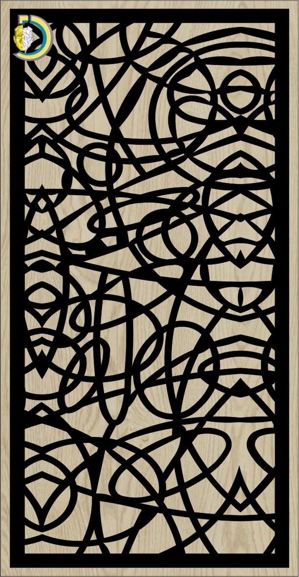 Decorative Slotted Panel 329 Pattern PDF File