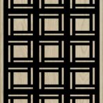 Decorative Slotted Panel 330 Pattern PDF File