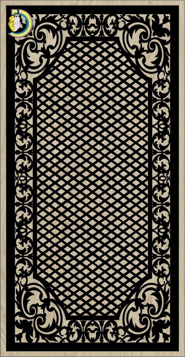 Decorative Slotted Panel 337 Pattern PDF File