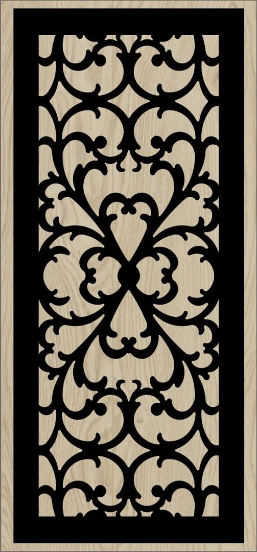 Decorative Slotted Panel 34 Pattern PDF File