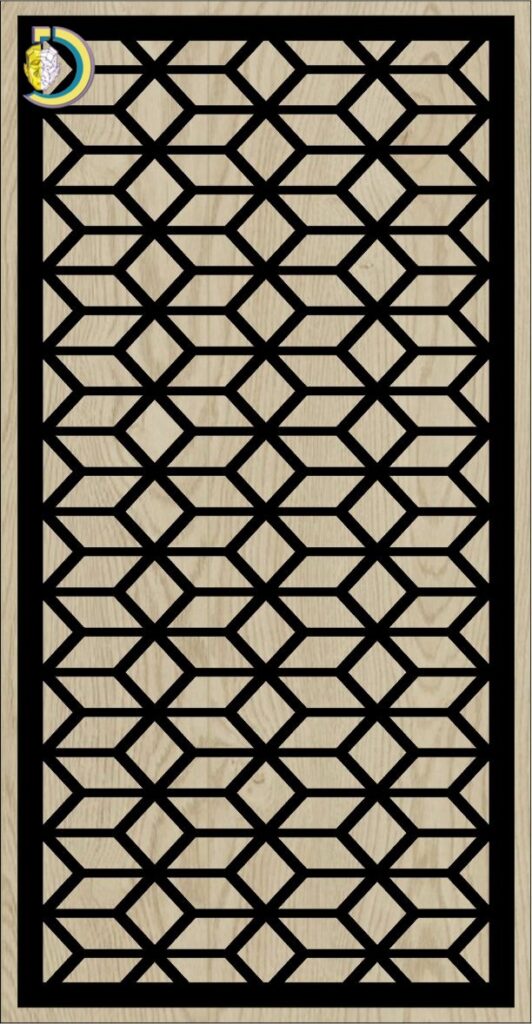 Decorative Slotted Panel 340 Pattern PDF File