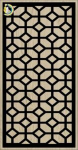 Decorative Slotted Panel 341 Pattern PDF File