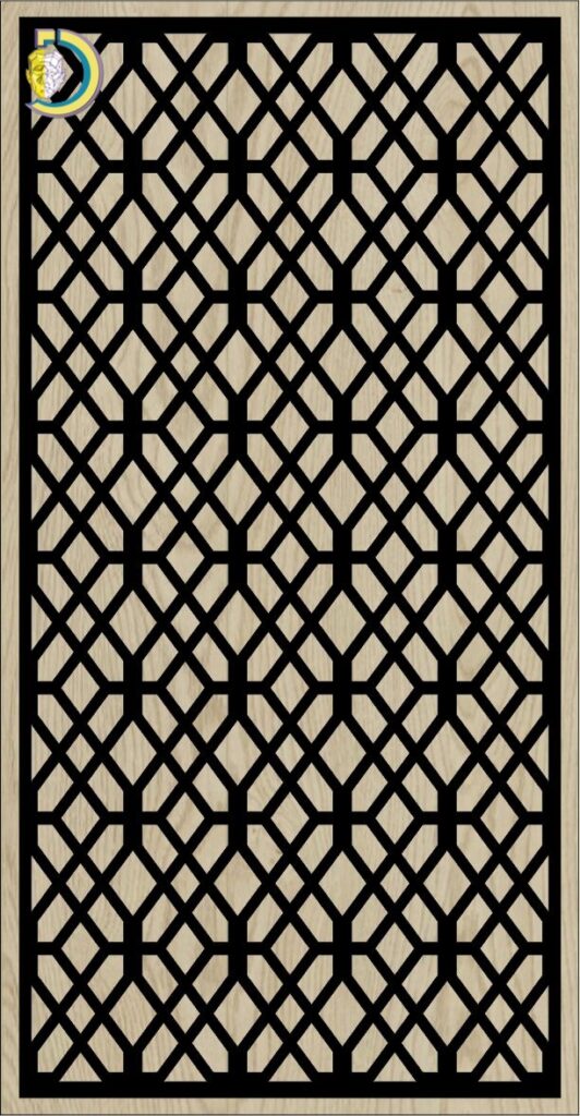 Decorative Slotted Panel 345 Pattern PDF File