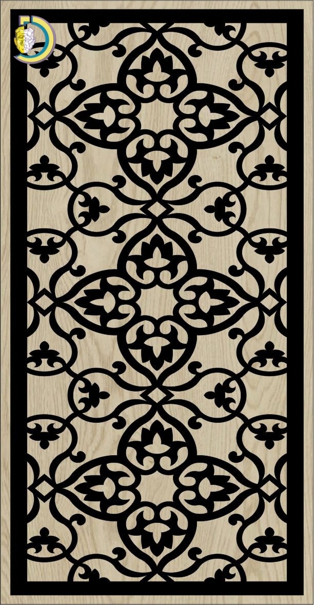 Decorative Slotted Panel 346 Pattern PDF File