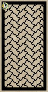 Decorative Slotted Panel 349 Pattern PDF File