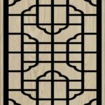 Decorative Slotted Panel 350 Pattern PDF File