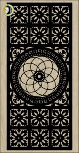 Decorative Slotted Panel 352 Pattern PDF File