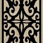 Decorative Slotted Panel 354 Pattern PDF File