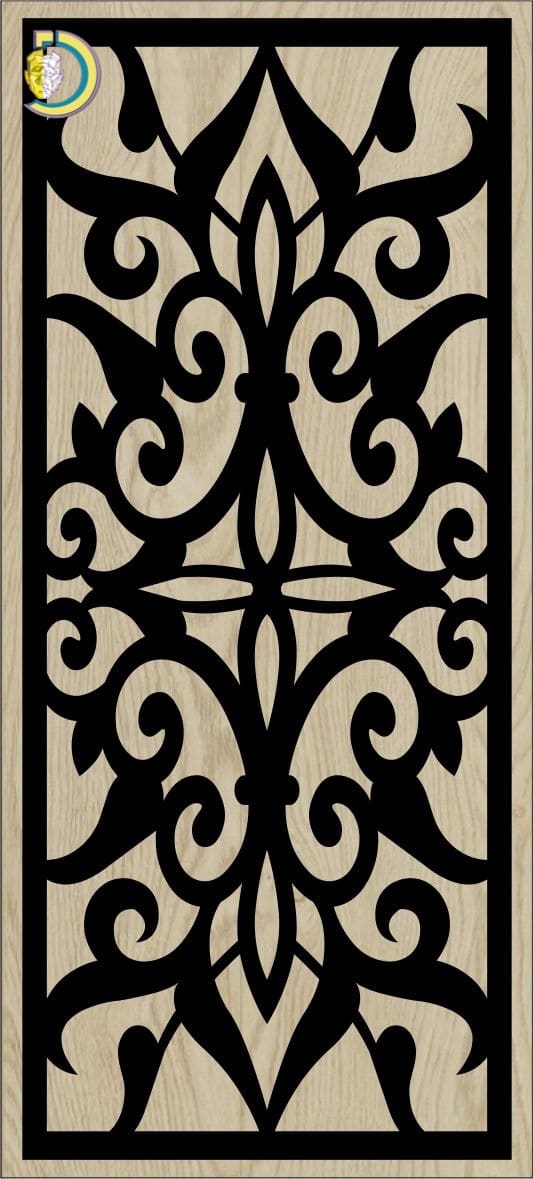 Decorative Slotted Panel 354 Pattern PDF File