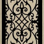 Decorative Slotted Panel 356 Pattern PDF File