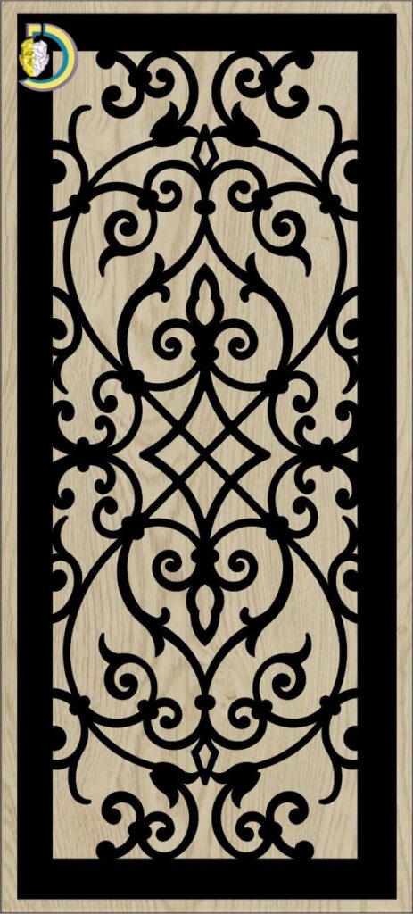 Decorative Slotted Panel 356 Pattern PDF File