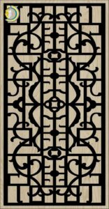 Decorative Slotted Panel 358 Pattern PDF File