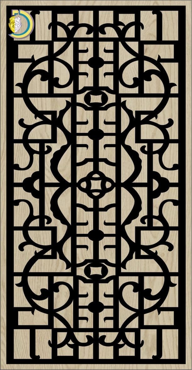 Decorative Slotted Panel 358 Pattern PDF File