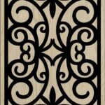 Decorative Slotted Panel 360 Pattern PDF File