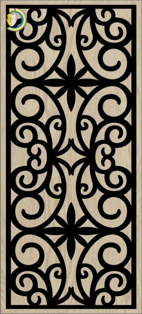Decorative Slotted Panel 360 Pattern PDF File