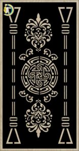 Decorative Slotted Panel 367 Pattern PDF File