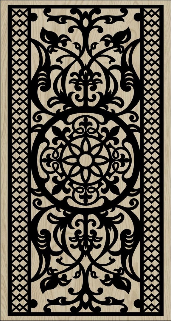 Decorative Slotted Panel 37 Pattern PDF File