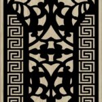 Decorative Slotted Panel 370 Pattern PDF File