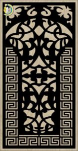 Decorative Slotted Panel 370 Pattern PDF File