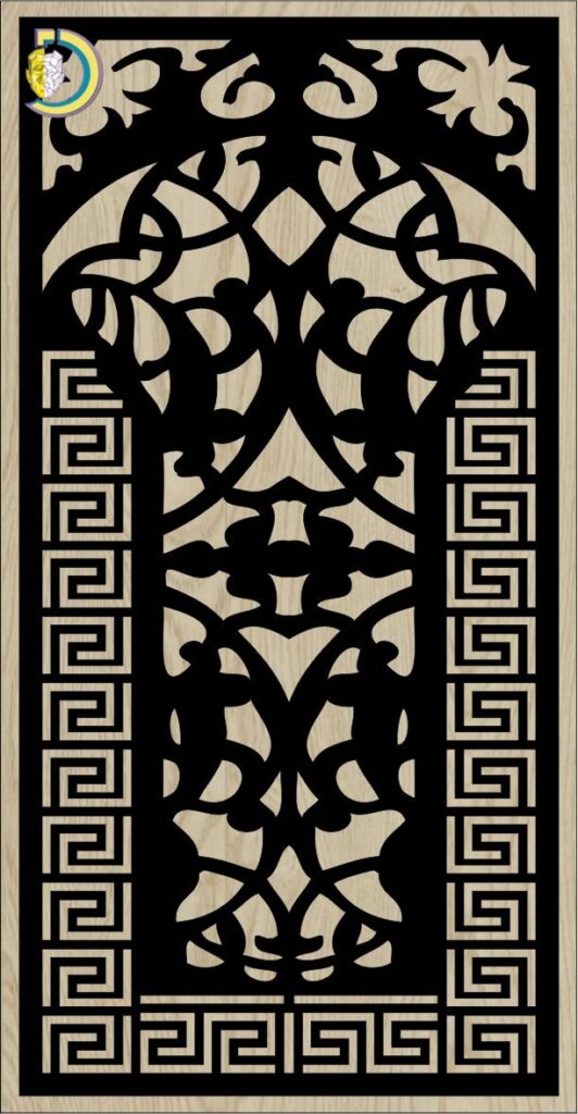Decorative Slotted Panel 370 Pattern PDF File
