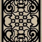 Decorative Slotted Panel 372 Pattern PDF File